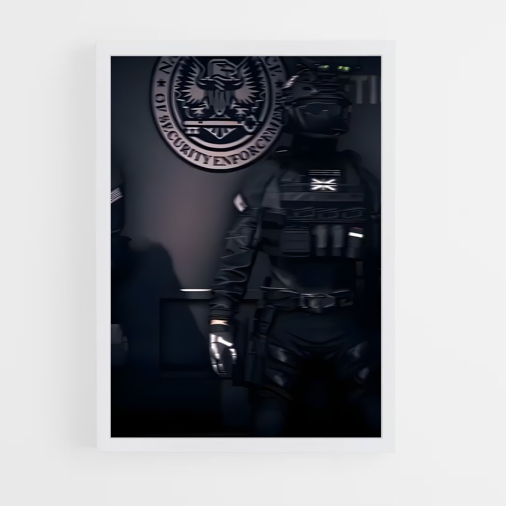 Poster Mission d'Élite – affiche Call of Duty (vue 3)
